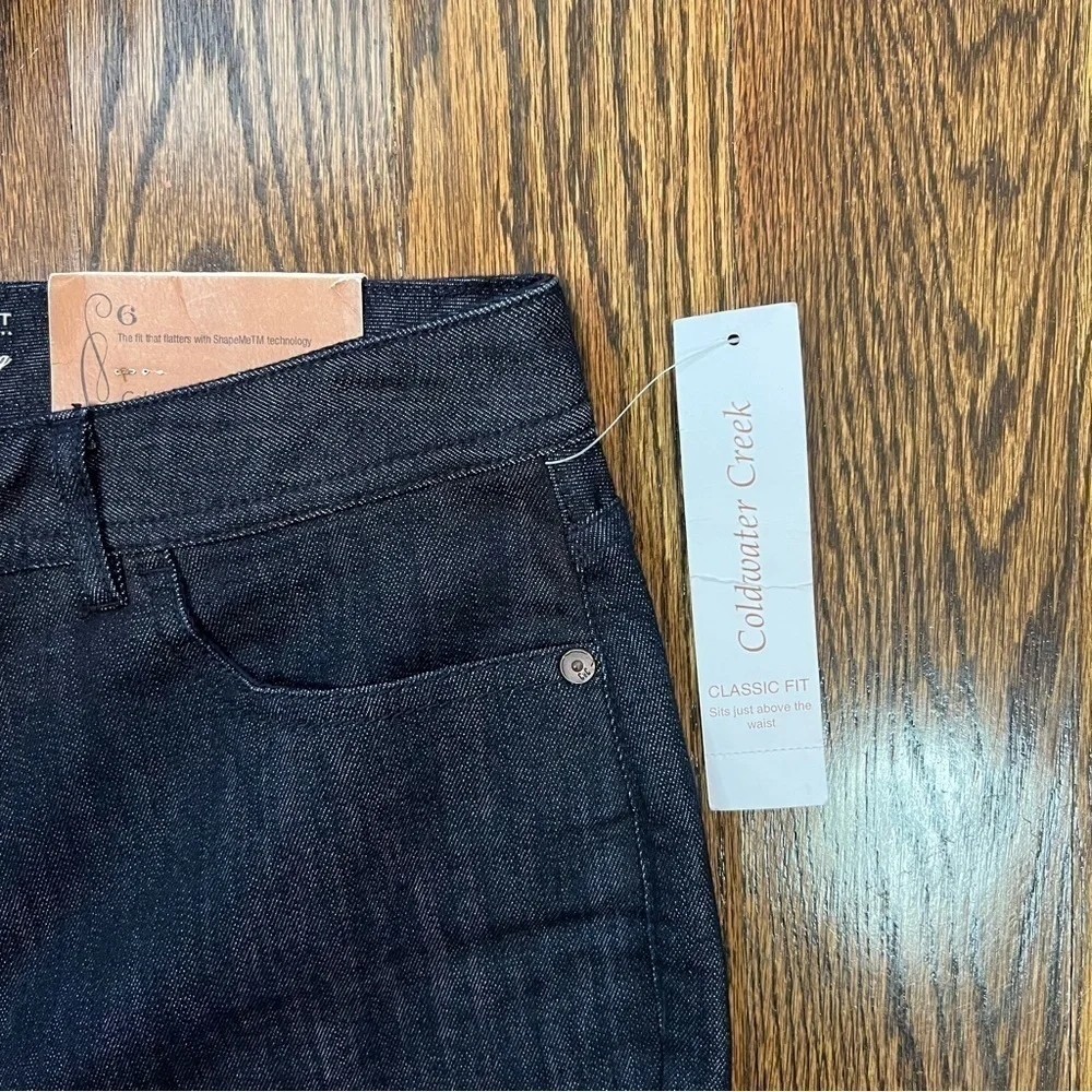 Coldwater Creek Classic Fit Slim Leg Denim Size: 6 - Picture 7 of 8